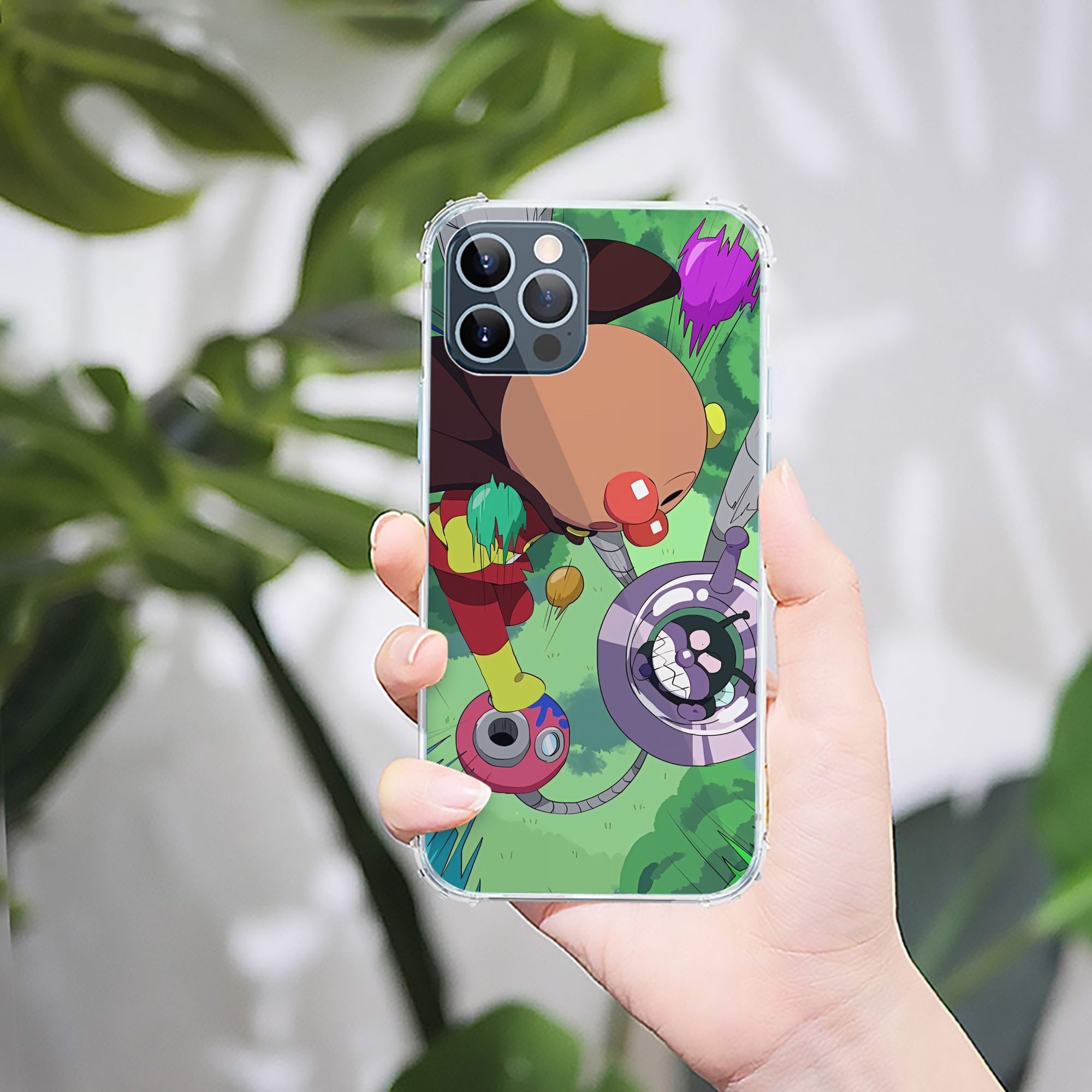 （画像用） アンパンマン Anpanman 【iPhone 12シリーズ対応】透明スマホケース（クリアソフトケース）